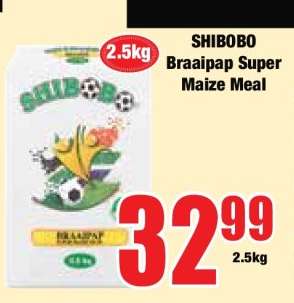 SHIBOBO Braaipap Super Maize Meal