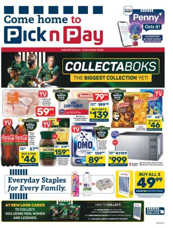 Pick n Pay Supermarket catalogue  - 23/10/2026 - 08/11/2026.