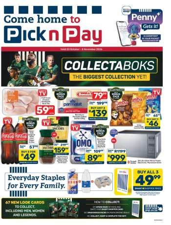 Pick n Pay Supermarket catalogue  - 23/10/2026 - 08/11/2026.
