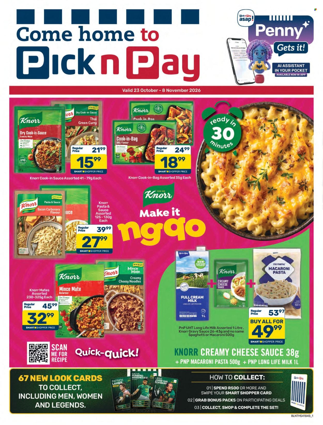 Pick n Pay Supermarket specials - 23/10/2026 - 08/11/2026. Page 1
