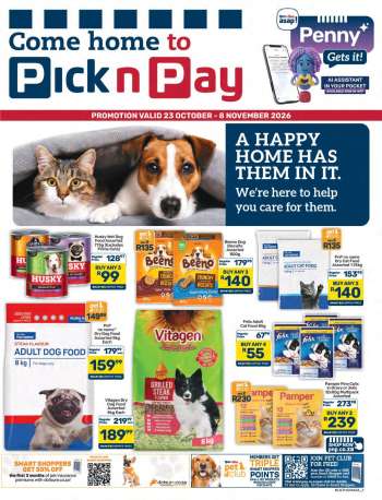 Pick n Pay catalogue  - 23/10/2026 - 08/11/2026.