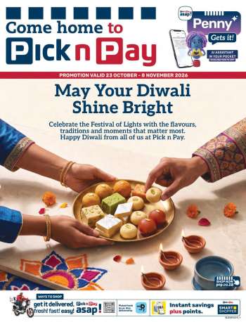 Pick n Pay catalogue  - 23/10/2026 - 08/11/2026.