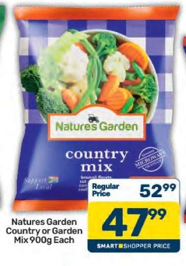 Natures Garden Country or Garden Mix 900g Each