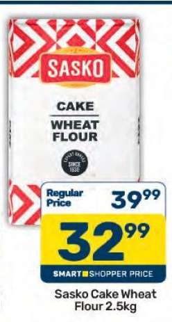 Sasko Cake Wheat Flour 2.5kg