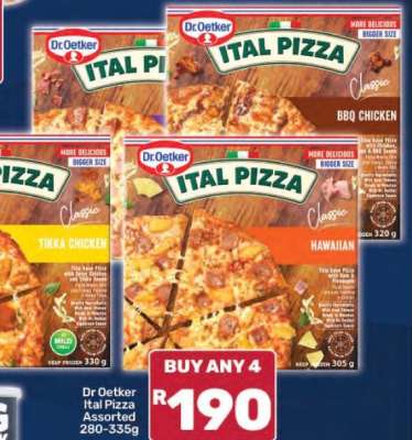 Dr. Oetker Ital Pizza Assorted 280 - 335g