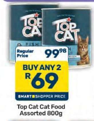 Top Cat Cat Food Assorted 800g