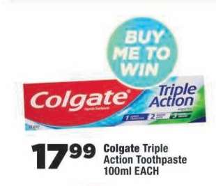 Colgate Triple Action Toothpaste