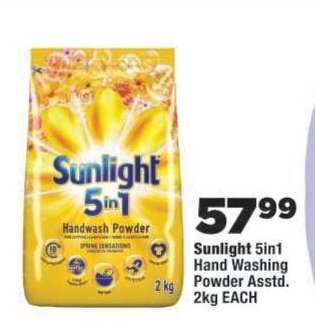 SUNLIGHT 5in1 HAND WASHING POWDER