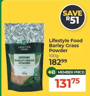 BARLEY GRASS price • Starting at ️ R 131.75