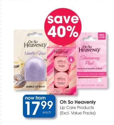Oh So Heavenly Lip Care Products