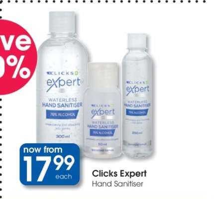 Clicks Expert Hand Sanitiser