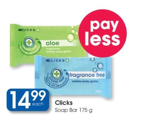 Clicks Soap Bar 175 g