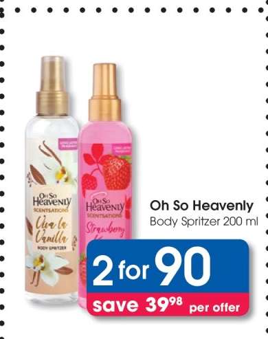 Oh So Heavenly Body Spritzer 200 ml