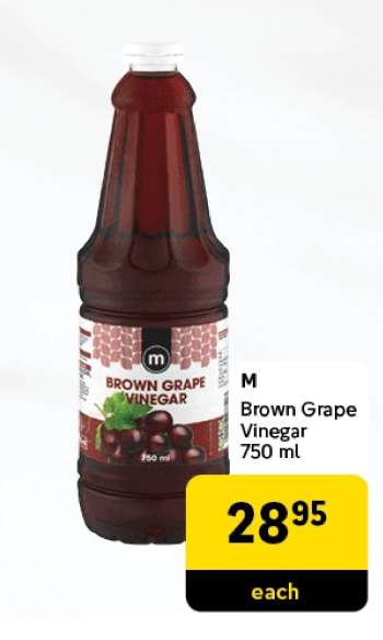 M Brown Grape Vinegar 750 ml