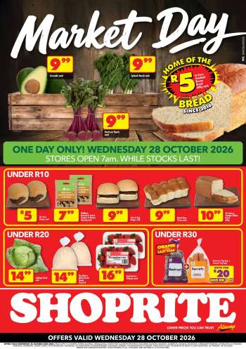 thumbnail - Shoprite catalogue - Market Day Deals