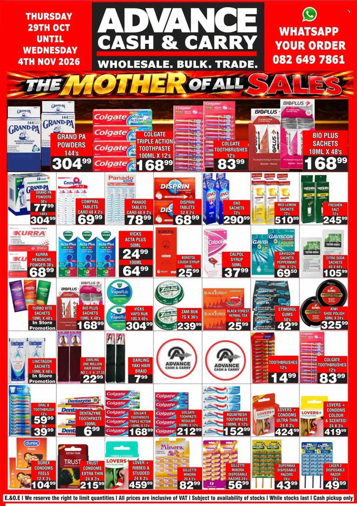 Advance Cash & Carry specials - 29/10/2026 - 04/11/2026. Page 9
